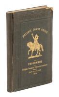 Pacific Coast Guide and Programme of the Knights Templar Triennial Conclave at San Francisco, August, 1883, as prepared by the Triennial Committee