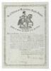 Membership certificate for Niles Searls in the Nevada City chapter of the Knights Templar - 2