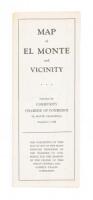 Street Map of El Monte & Vicinity Prepared for the Chamber of Commerce