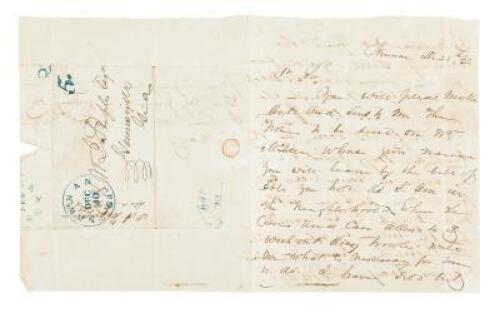 Letter by Georgia lawyer as Slave trader