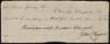 Autograph Document, signed. - Receipt for an ad in the Pennsylvania Packet and Daily Advertiser offering "black girl for sale"