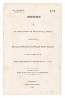 French royalist, last Spanish Governor of Upper Louisiana, asks US Congress for financial reparation