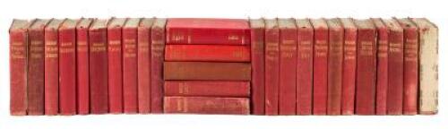 24 volumes of Baedeker's travel guides