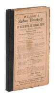 Wilson's Hudson City Directory for 1856-'57