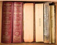 Six City Directories for Boston, MA