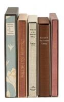 Five volumes of illustrated literature published by the limited Editions Club