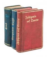 Three miniature books published by Schmidt and Günther