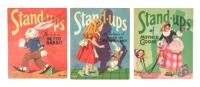 Three "Stand-ups" books, featuring Mother Goose, Alice in Wonderland, and Peter Rabbit