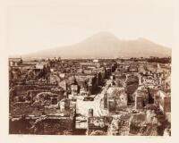 Seventeen albumen photographs by G. Sommer of Italy, mostly Naples and Pompeii