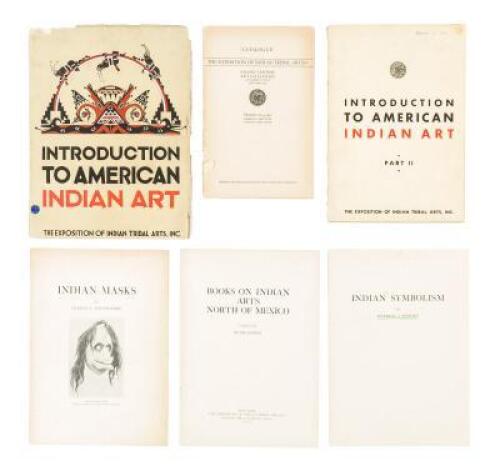 6 volumes published for the landmark New York Exposition of Indian Tribal Arts, 1931