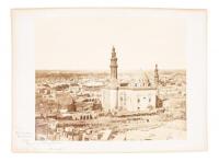 Albumen photograph of the Mosque of Sultan Hussan in Cairo, Egypt