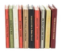 Twenty-two miniature books from the Hillside Press - the final decade