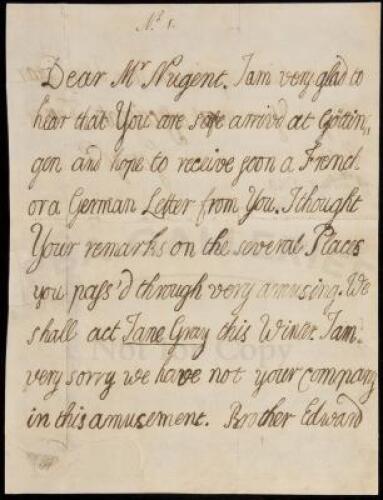 WITHDRAWN - Autograph Letter Signed by George III as Prince of Wales