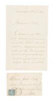 Gauguin's Brittany hostess - "Pont-Aven School" of post-impressionist painters, rare letter