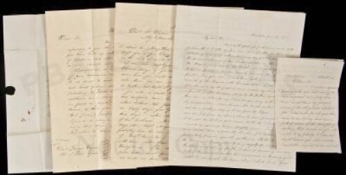 Four Autograph Letters, signed, from an early American entrepreneur in Hawaii
