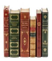 Six finely bound books