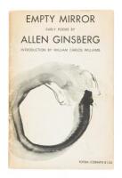 Empty Mirror: Early Poems by Allen Ginsberg - inscribed