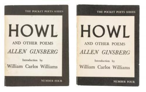 Two editions of Allen Ginsberg's Howl