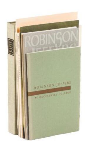 A collection of Robinson Jeffers related books and ephemera