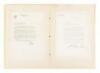 "An Invitation from San Francisco California" (wrapper title) - proposal to hold the 1928 Democratic National Convention in San Francisco, with original signed letters and mounted photographs - 3