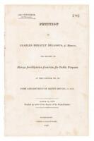 French royalist, last Spanish Governor of Upper Louisiana, asks US Congress for financial reparation