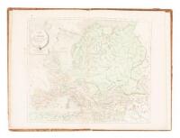 Atlas G&eacute;ographique Dress&eacute; sous la Direction du Conseil Royal de l'Instruction Publique pour l'usage des Coll&eacute;ges. Ouvrage adopt&eacute; pour l'Enseignement Public. Deuxi&egrave;me Partie. G&eacute;ographie du Moyen-Age