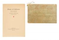 Three volumes on Sir Francis Drake and the "Plate of Brass"
