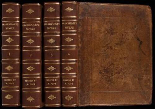 [Collected Works, i.e.:] The Works of Shakespear. In Six Volumes. Collated and Corrected by the former Editions, by Mr. Pope