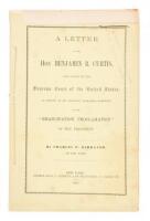 A Letter to the Hon. Benjamin R. Curtis, Late Judge of the Supreme Court of the United States, in review of his recently published pamphlet on the ‘Emancipation Proclamation’ of the President