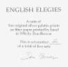 English Elegies - 3