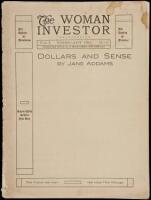 Printer's mock-up for the never published Wall Street periodical "The Woman Investor"