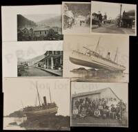 Collection of approx. 20 original photographs & 12 photogravures of Alaska