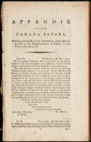 Appendix to the Canada papers, relating principally to the Convention army after its arrival in the neighbourhood of Boston, in the years 1777 and 1778