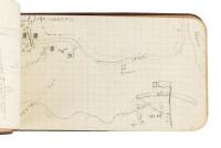 Manuscript notebook for surveys at Chili Camp Gulch, Calaveras County