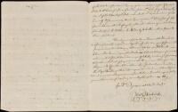 Autograph Letter, signed, to James Hendricks and William Lyles, of Alexandria, Virginia, regarding George Washington's favorite Virginia tavern