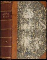 The Annual Register, or a View of the History, Politics, and Literature, for the year 1779