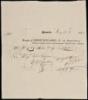 Document signed by first prominent American-born architect Asher Benjamin