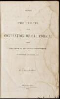 The Debates in the Convention of California