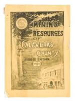 Mining Resources of Calaveras County, California