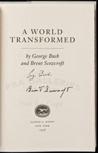 A World Transformed