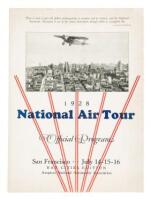 1928 National Air Tour Official Program. San Francisco, July 14-15-16, Bay Cities Edition