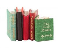 Twenty-three micro-miniature books from the Borrower's Press