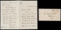 Autograph Letter, signed, by the author of Two Years Before the Mast
