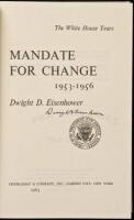 Mandate for Change, 1953-1956: The White House Years