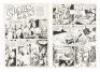 10 pages of original art for Spark Man from Sparkler Comics No. 23