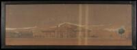 Architectural drawing of a planned Union Pacific Railroad station in Norfolk, Nebraska