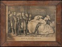 Death of President Lincoln. At Washington, D.C. April 15th. 1865. The Nation&rsquo;s Martyr