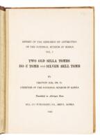 Report of the Research of Antiquities of the National Museum of Korea Vol. I: Two Old Silla Tombs, Ho-u Tomb and Silver Bell Tomb