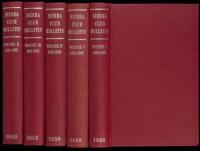 The Sierra Club Bulletin, Volume 1 through Volume 5
