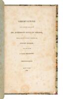 Observations upon certain passages in Mr. Jefferson's Notes on Virginia, which appear to have a tendency to subvert religion, and establish a false philosophy